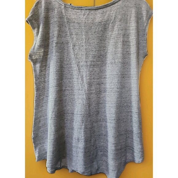 Eileen Fisher Asymmetric Tank Top Tunic Shirt Small Stretch Sleeveless $109 CR50 - Picture 4 of 5